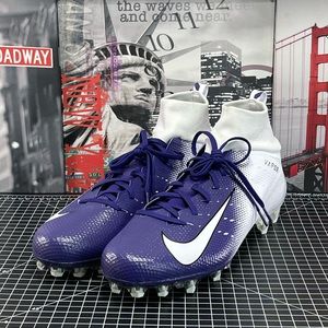 Nike Men's Vapor Untouchable Pro 3 White/blue Football Cleats Size 15 US